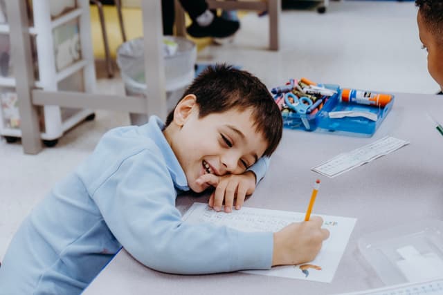 Students learning